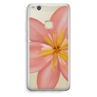 Pink Ellila Flower: Huawei Ascend P10 Lite Transparant Hoesje