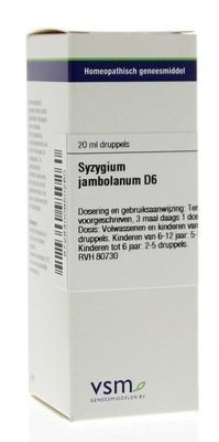 VSM Syzygium jambolanum D6 (20 ml)