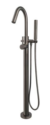 Wiesbaden Caral vrijstaande badmengkraan gunmetal