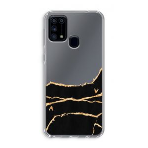 Gouden marmer: Samsung Galaxy M31 Transparant Hoesje