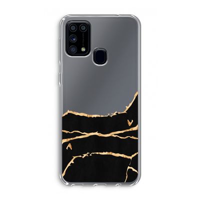 Gouden marmer: Samsung Galaxy M31 Transparant Hoesje