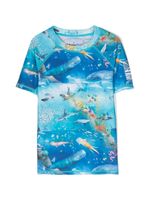 Molo t-shirt Neptune à imprimé océan - Bleu - thumbnail