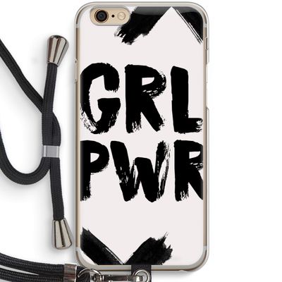 Girl Power #2: iPhone 6 / 6S Transparant Hoesje met koord