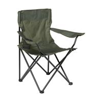 Opvouwbare campingstoel - groen - 80x75x50 cm