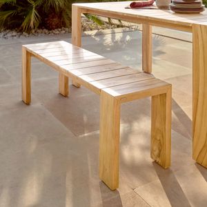 Kave Home Tuinbank 'Victoire' Teakhout, 215cm