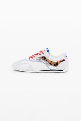 Retro gecombineerde sneakers - WHITE - 40