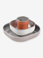 3-delige lunchbox van roestvrij staal BEABA terracotta