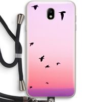 Fly away: Samsung Galaxy J7 (2017) Transparant Hoesje met koord