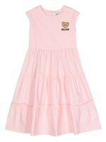 Moschino Kids robe à broderies - Rose