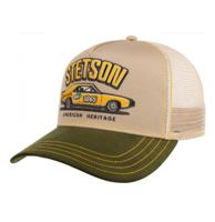 Stetson Trucker Pet Racing Groen Beige