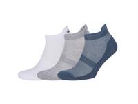 CRIVIT 3 Paar sportsokken (Wit/grijs/blauw, 43/44)