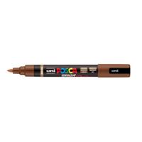 Paintmarker uni posca pc-5br brushpunt m bruin