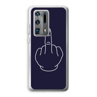 F**k U: Huawei P40 Pro Plus Transparant Hoesje