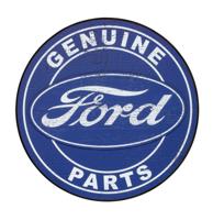 Ford Genuine Parts Rond Wandbord Hout 56 cm