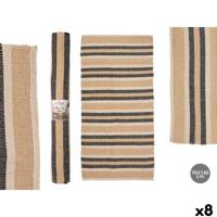 Tapijt Gift Decor Wit Bruin Zwart 70 x 140 cm (8 Stuks)