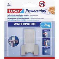 tesa POWERSTRIPS® Waterproof scheermeshouder Metaal Inhoud: 1 stuk(s)