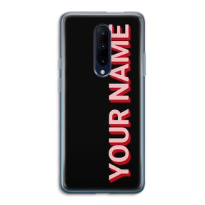 Namecase: OnePlus 7 Pro Transparant Hoesje