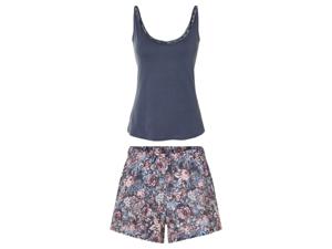 esmara Korte dames pyjama (Blauw, XS (32/34))