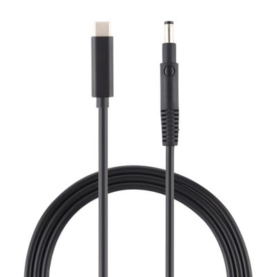 USB-C/type-C naar 4 8 x 1.7 mm laptop voeding oplaadkabel kabel lengte: ongeveer 1.5 m