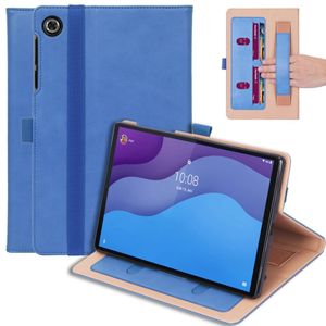 Luxe stand flip cover hoes - Lenovo Tab M10 HD Gen 2 (2e Generatie) - Blauw