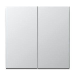 Jung LS990 Aluminium knop AL2995 voor dubbele schakelaar