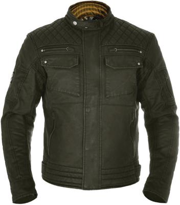 OXFORD Jacket hardy wax cotton olive gr. m
