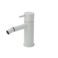 Hotbath Cobber bidetmengkraan L-uitloop zonder waste mat wit CB018WH