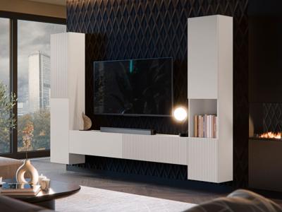 Tv-meubel set MICKA 6 deuren 1 vak kasjmier
