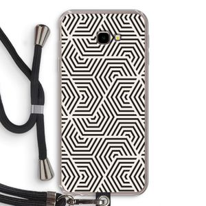 Magic pattern: Samsung Galaxy J4 Plus Transparant Hoesje met koord