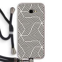Magic pattern: Samsung Galaxy J4 Plus Transparant Hoesje met koord