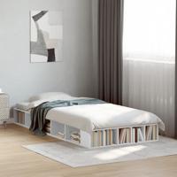 Bedframe bewerkt hout wit 90x200 cm