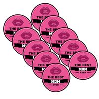 Moederdag bierviltjes - the best mom ever - roze - 30x stuks - cadeau onderzetters - verjaardag mama
