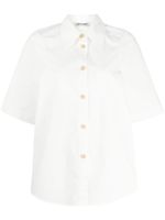 Low Classic chemise en coton à col pointu - Blanc - thumbnail