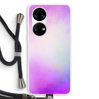 Clouds pastel: Huawei P50 Transparant Hoesje met koord
