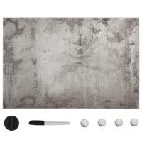VidaXL Magneetbord wandmontage 50x30 cm glas
