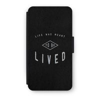 To be lived: iPhone XS Flip Hoesje