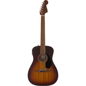 Fender Malibu Special Honey Burst PF Black Pickguard elektrisch-akoestische westerngitaar met deluxe gigbag