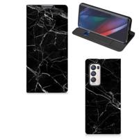 OPPO Find X3 Neo | Standcase | Marmer Zwart - Origineel Cadeau Vader OPPO Find X3 Neo | Standcase | Marmer Zwart - Origineel Cadeau Vader