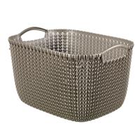 Curver opbergmand knit-look 19l bruin