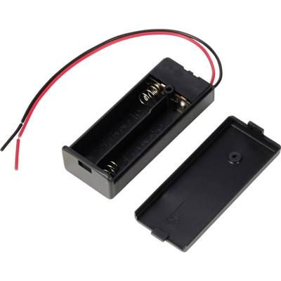 TRU COMPONENTS TC-13220664 Batterijhouder Aantal cellen: 2 AAA (potlood) Kabel (l x b x h) 64 x 26 x 18 mm