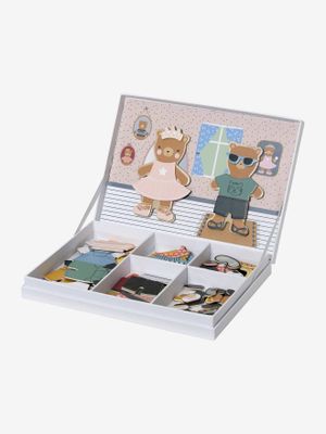 Magnetische beertjes om aan te kleden meerkleurig