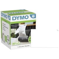 DYMO 2166659 Rol met etiketten 102 x 210 mm Wit 140 stuk(s) Permanent hechtend Verzendetiketten