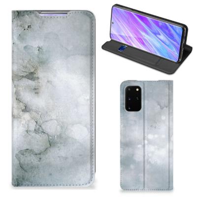 Bookcase Samsung Galaxy S20 Plus Painting Grey Bookcase Samsung Galaxy S20 Plus Painting Grey