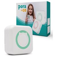 Pora&co Mini thermische fotoprinter voor smartphone, groen