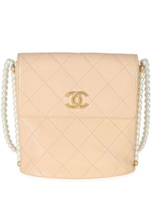 CHANEL Pre-Owned sac à bandoulière matelassé 2019 - Tons neutres