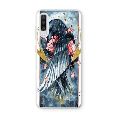 Golden Raven: Samsung Galaxy A70 Transparant Hoesje