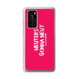 Neuters (roze): Huawei P40 Transparant Hoesje
