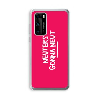 Neuters (roze): Huawei P40 Transparant Hoesje