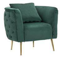 FAUTEUIL BUCAREST GROEN CM 76X74X73