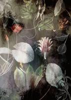 Noordwand Komar Ink Fotobehang Night Flowers - INX4-044